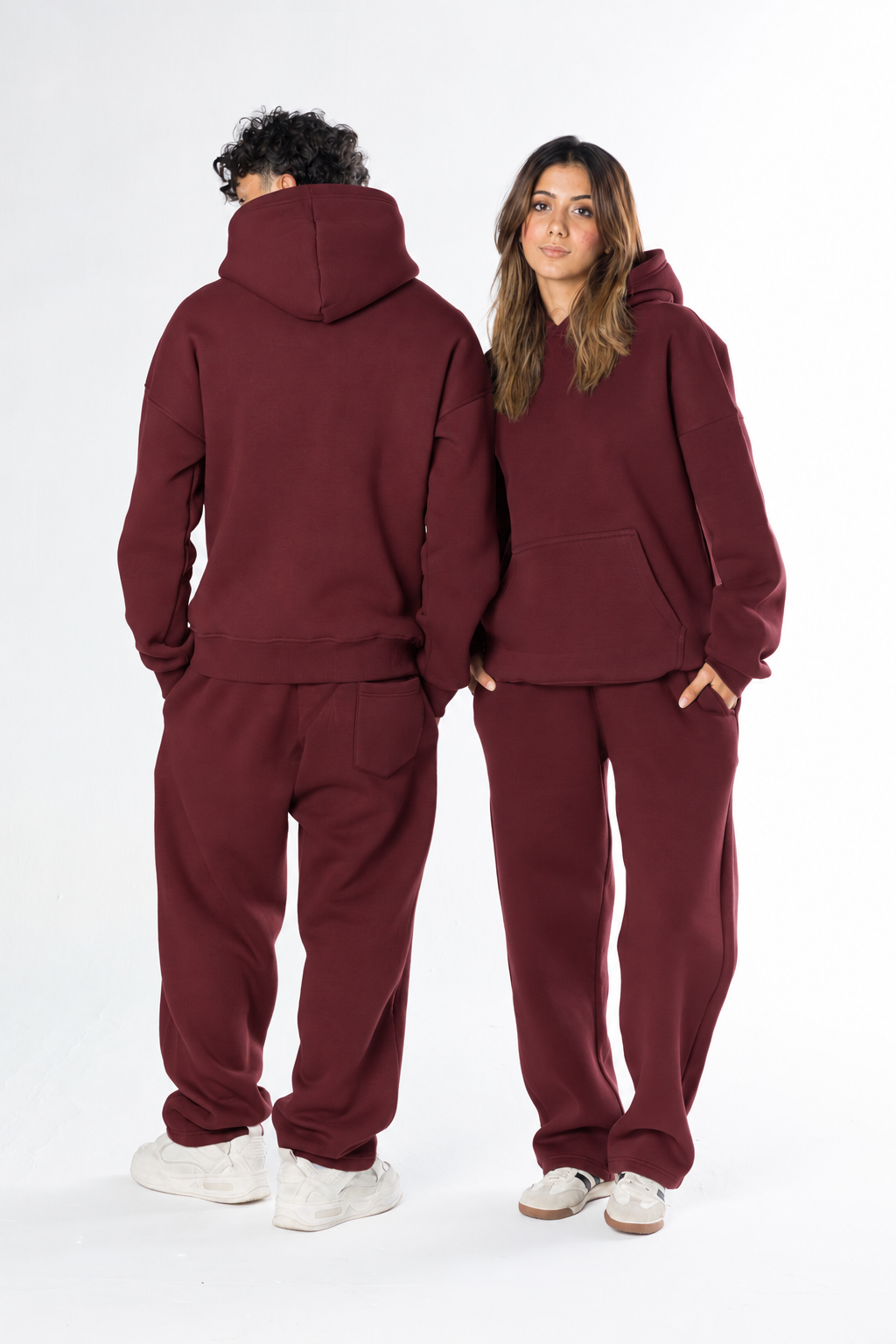 Oversized Set - Burgundy