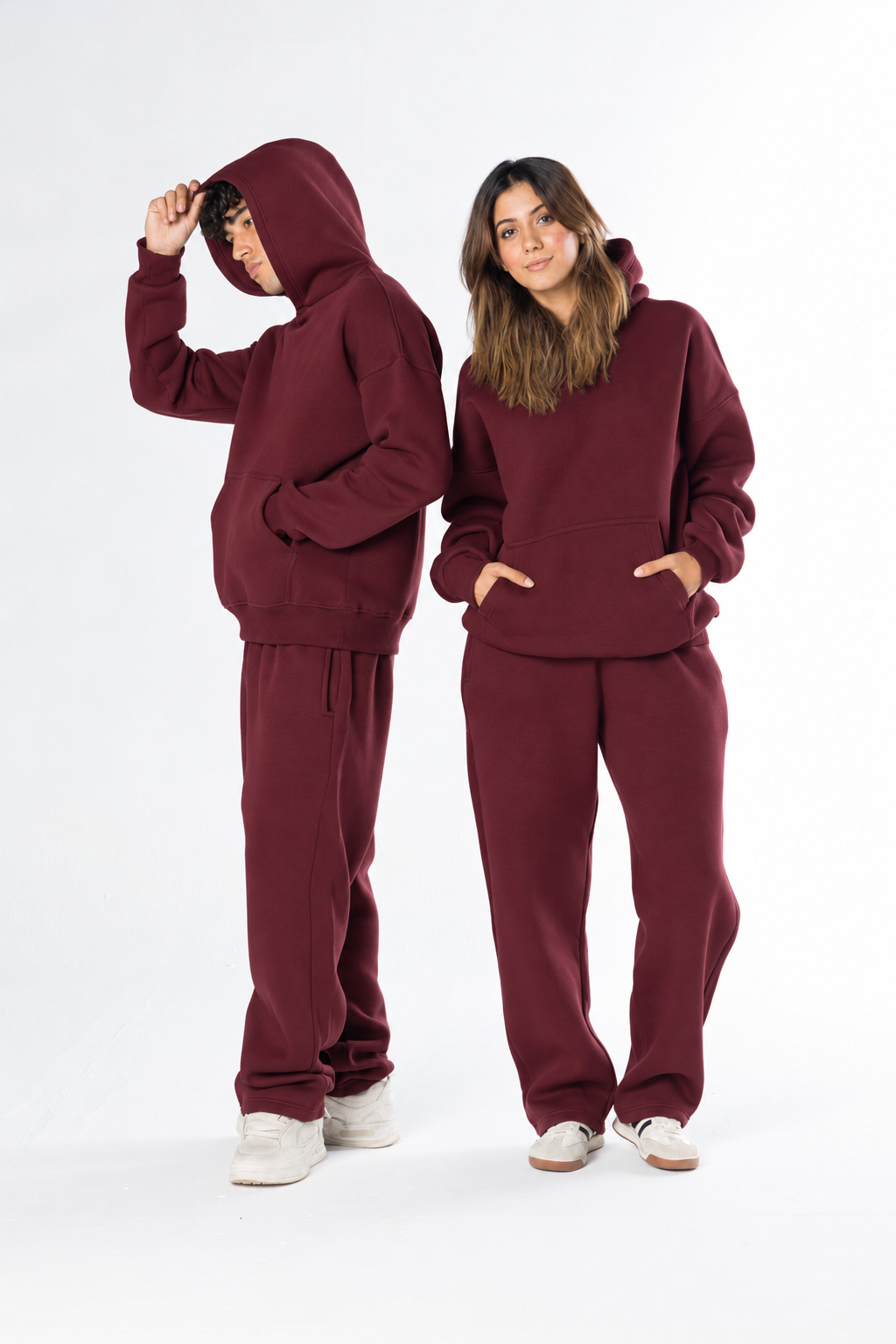 Oversized Set - Burgundy