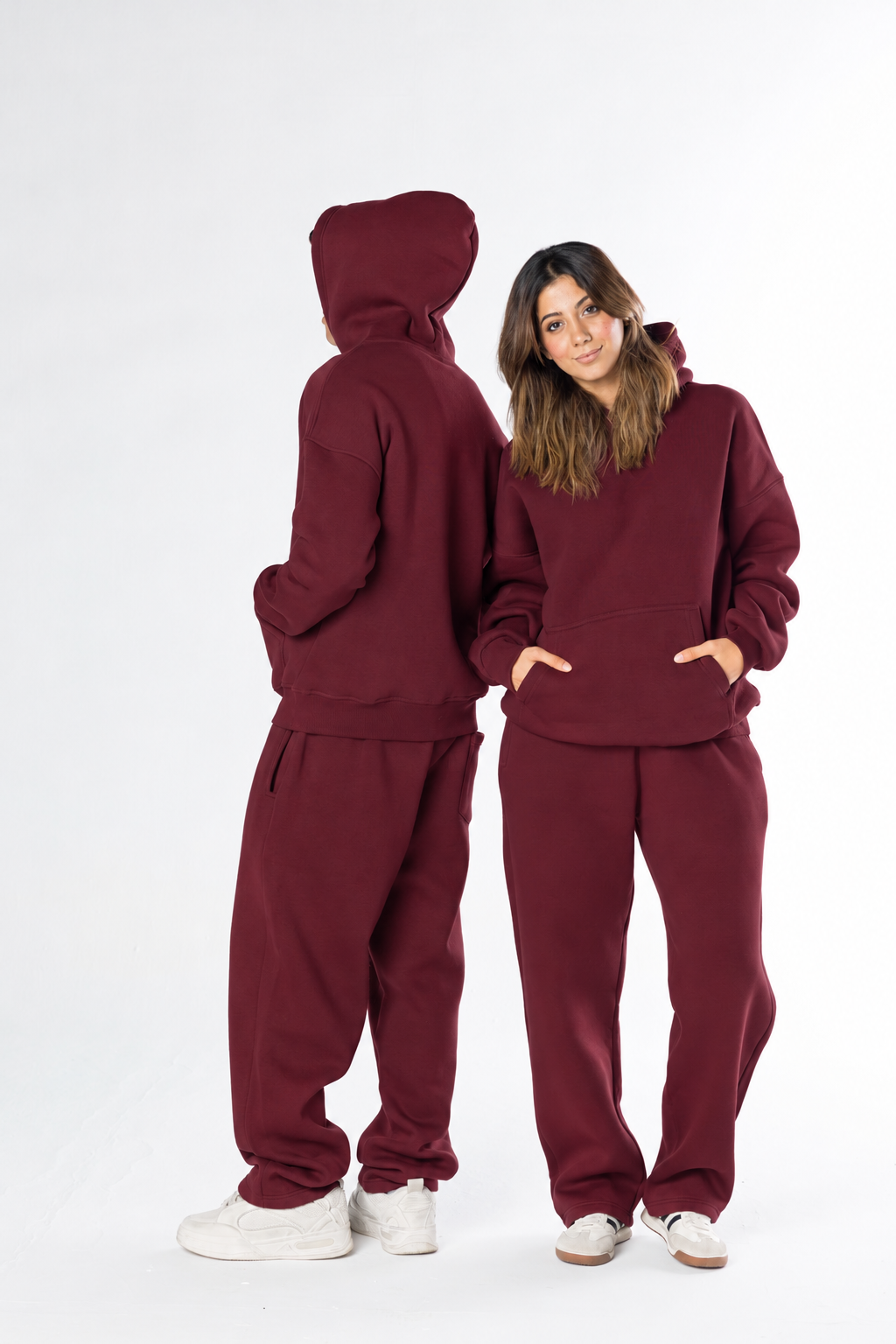 Oversized Set - Burgundy