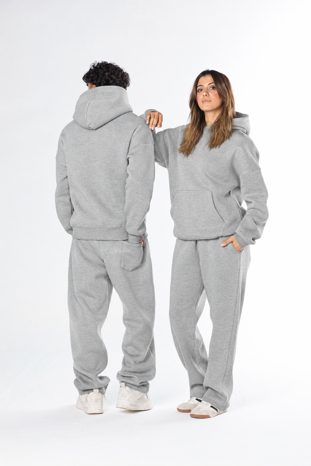 Oversized Set - Ash Grey