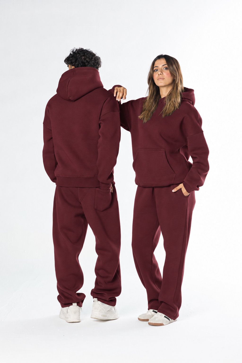 Oversized Set - Burgundy