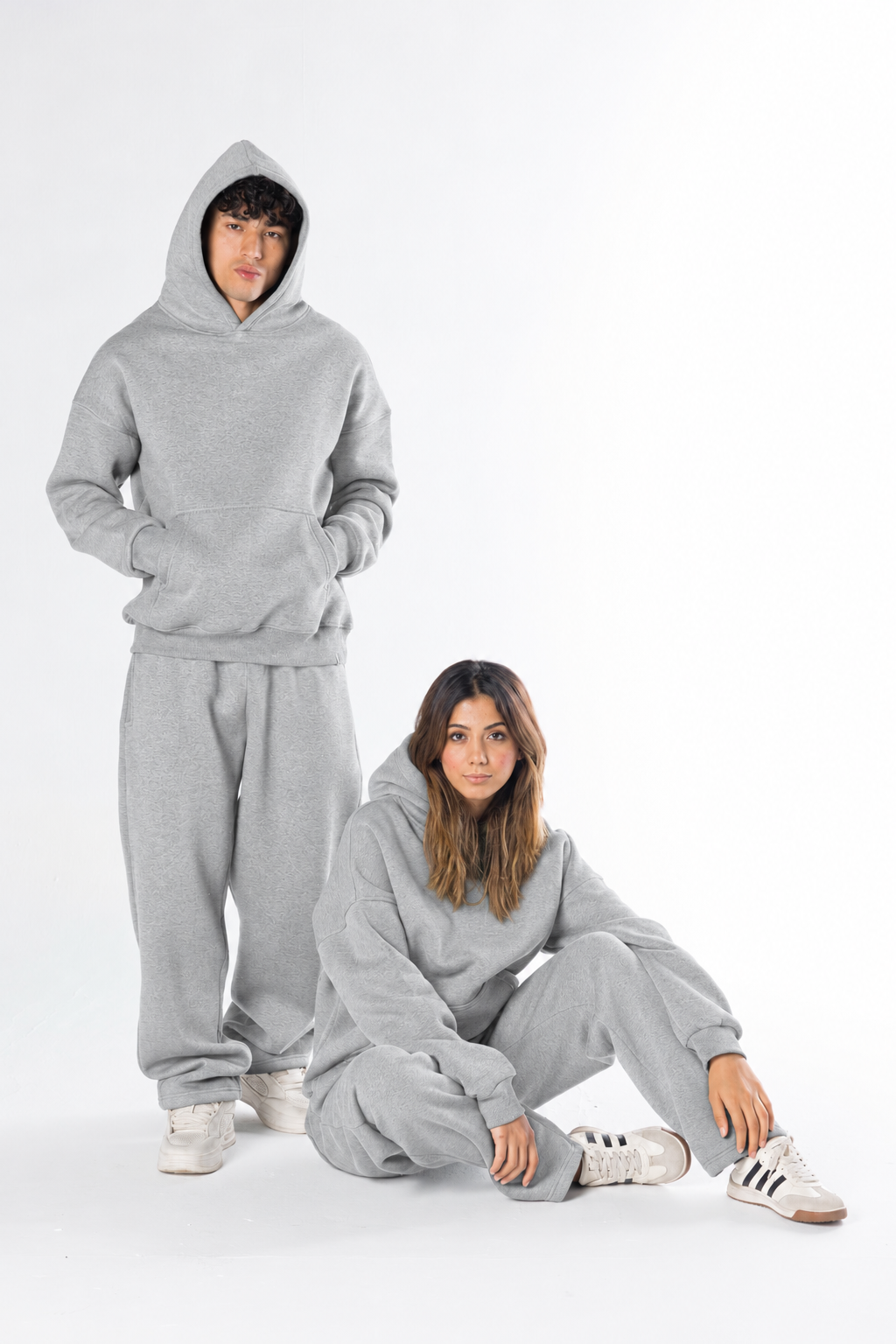 Oversized Set - Ash Grey