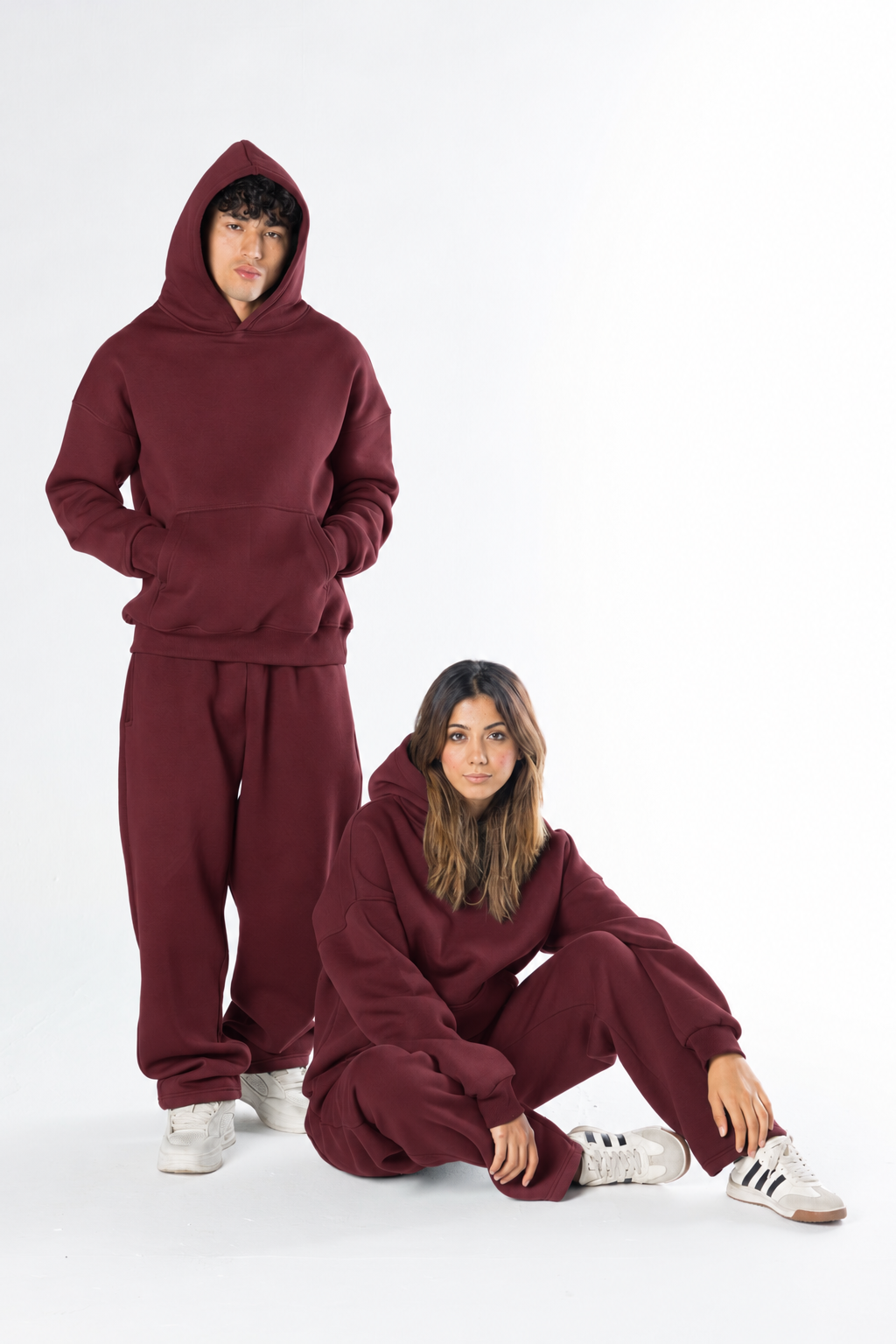 Oversized Set - Burgundy