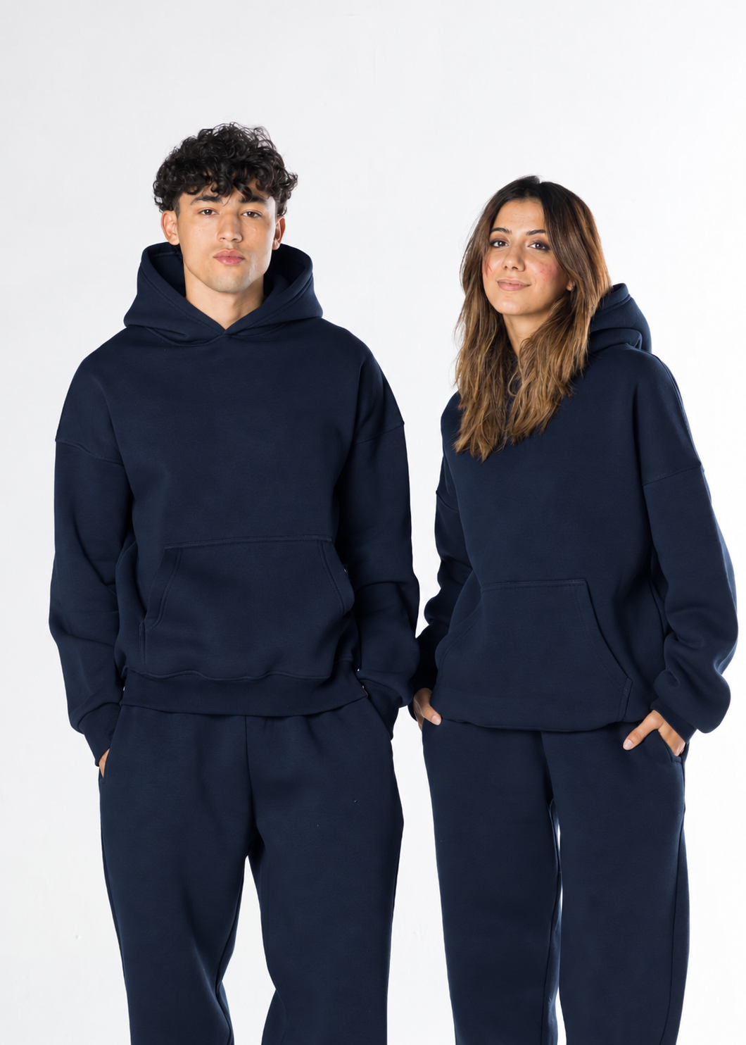 Oversized Hoodie - Navy Blue