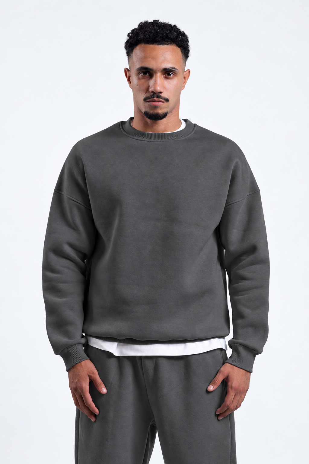 Oversized Crewneck - Dark Grey