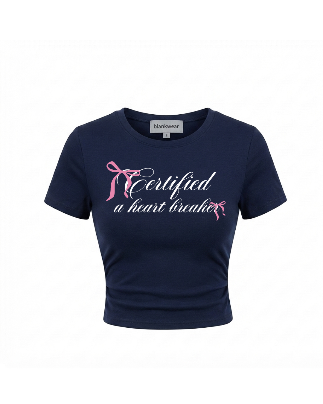 Certified baby tee - Navy blue
