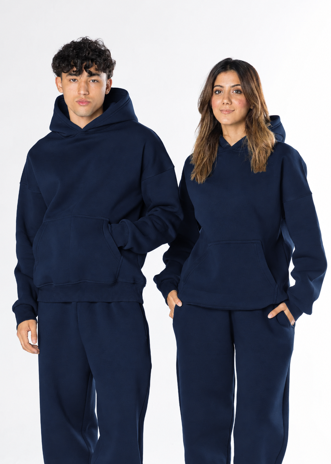 Oversized Hoodie - Navy Blue