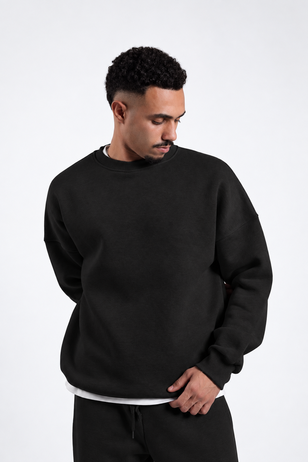 Oversized Crewneck - Black