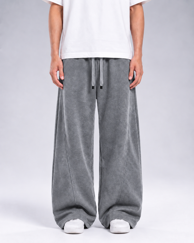 Baggy Sweatpants - Washed gery