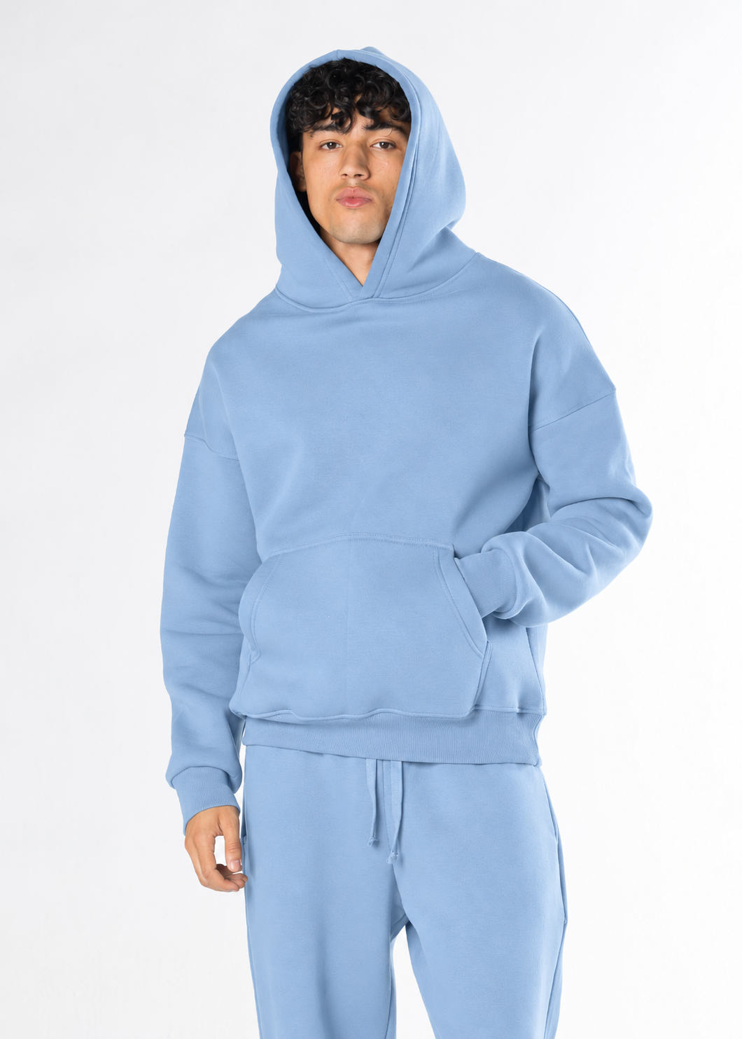 Oversized Hoodie - Baby Blue