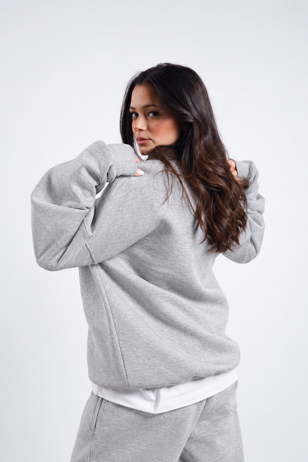 Oversized Crewneck - Ash Grey