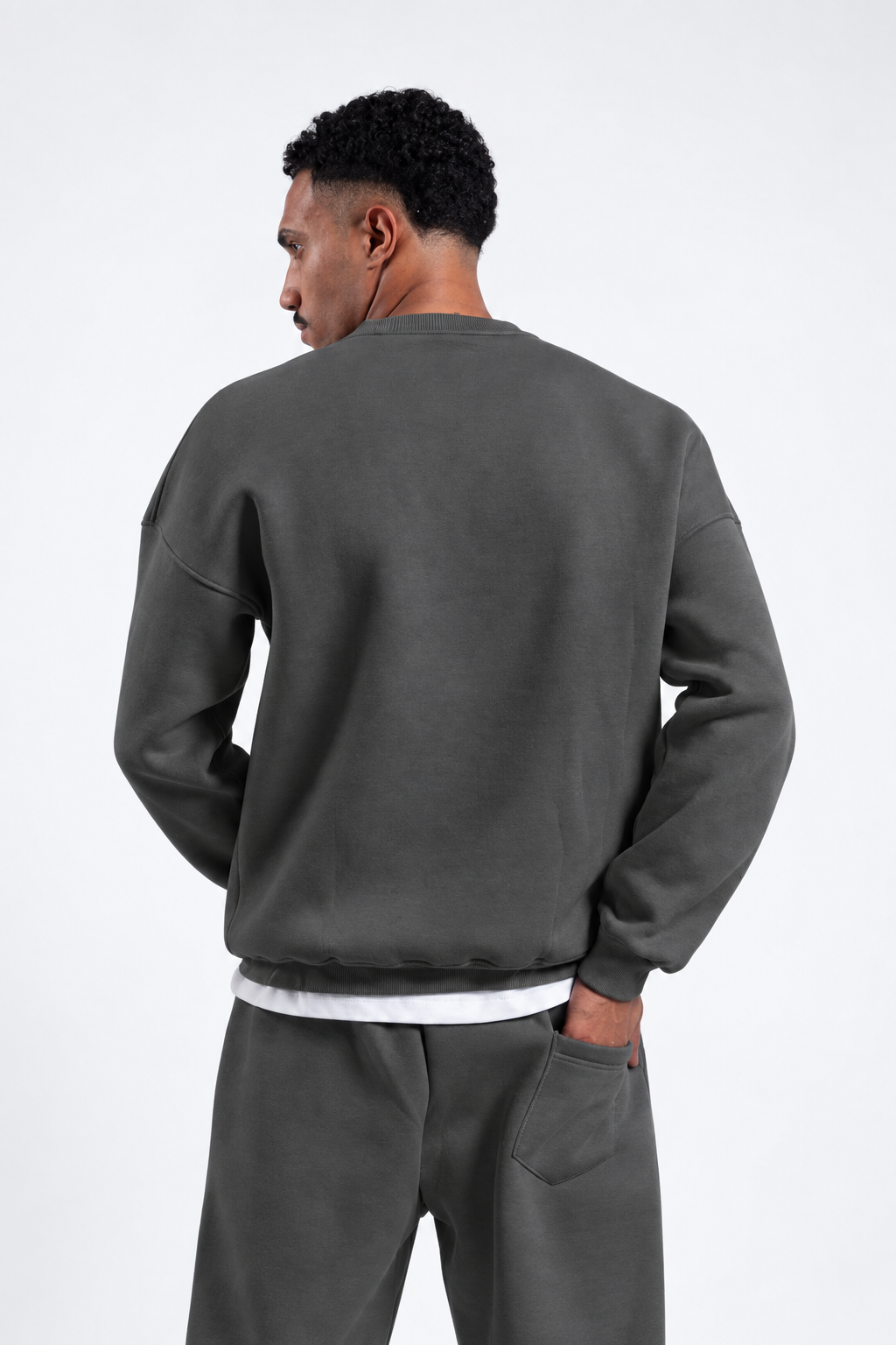 Oversized Crewneck - Dark Grey