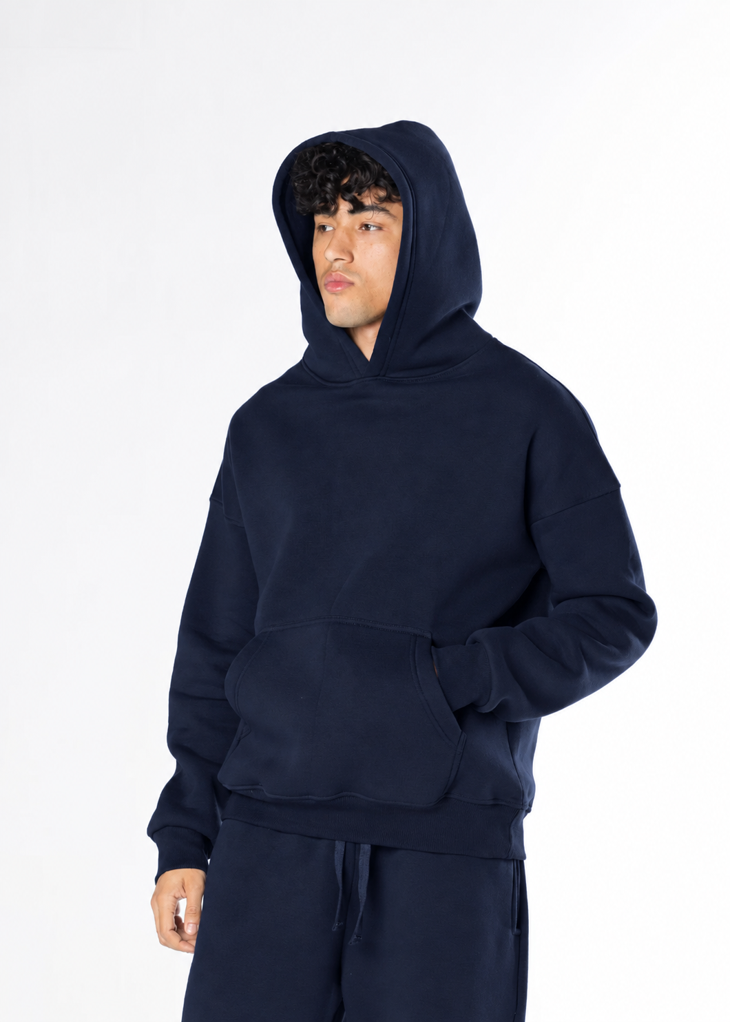Oversized Hoodie - Navy Blue