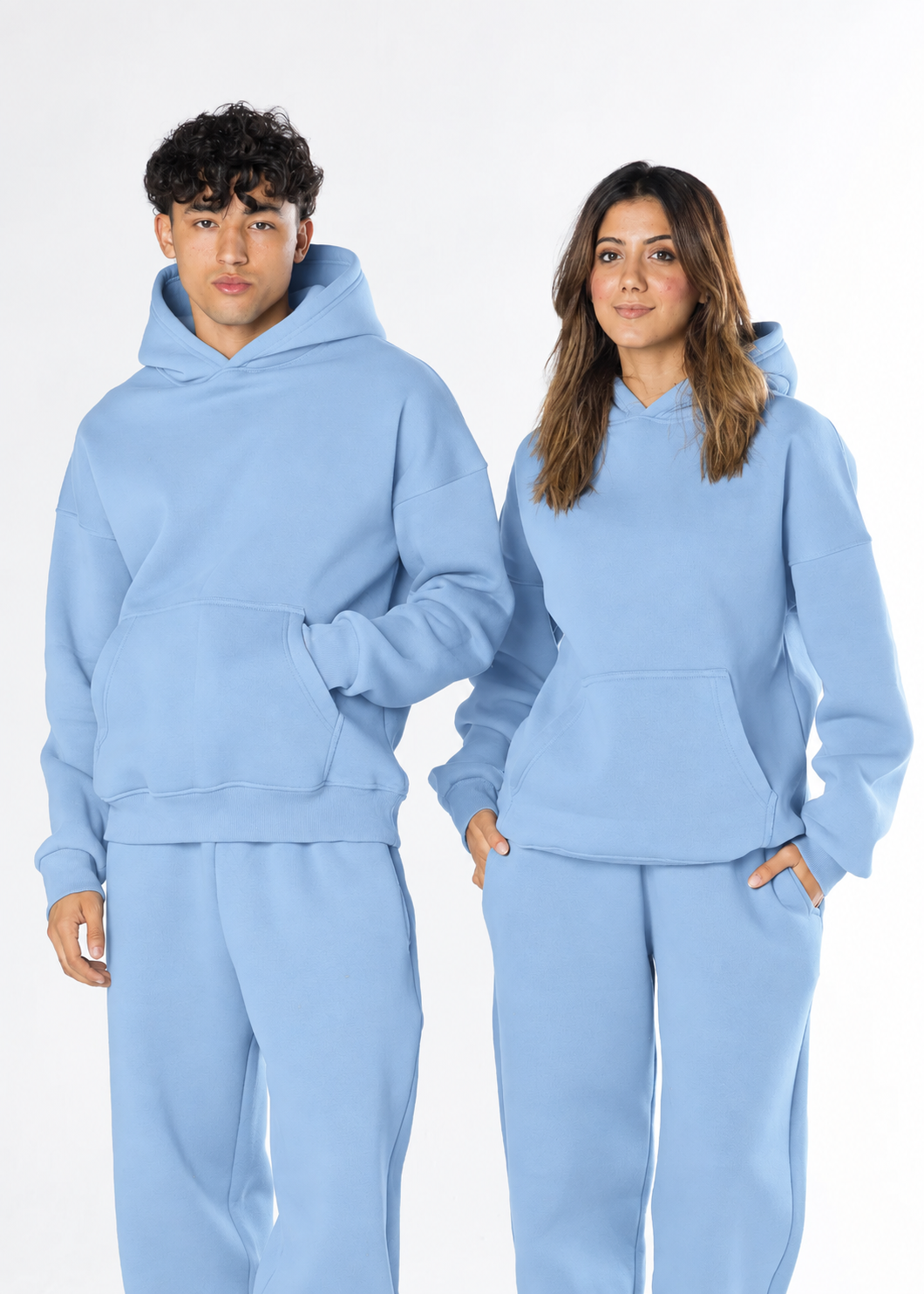 Oversized Hoodie - Baby Blue