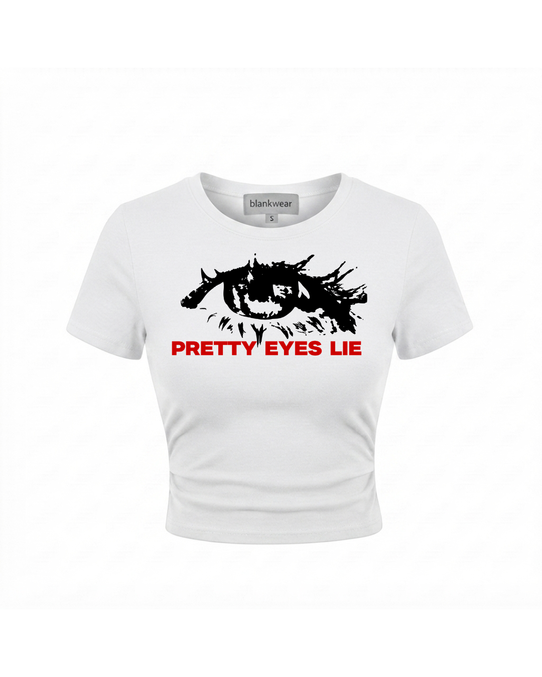 Gaze baby tee - white