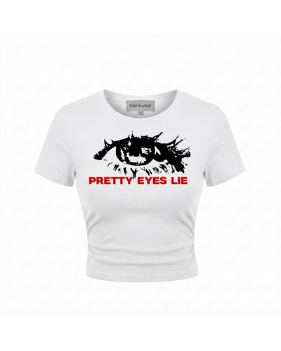 Gaze baby tee - white