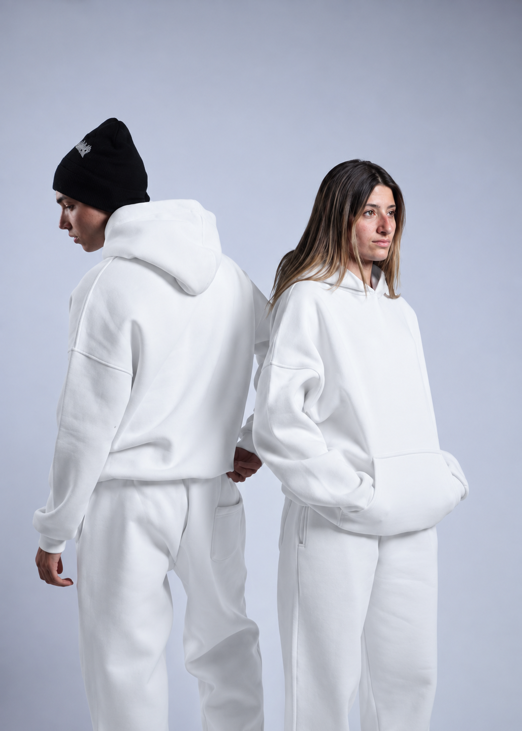 Oversized Hoodie - White