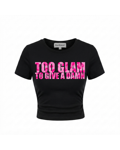 Glam baby tee - Black