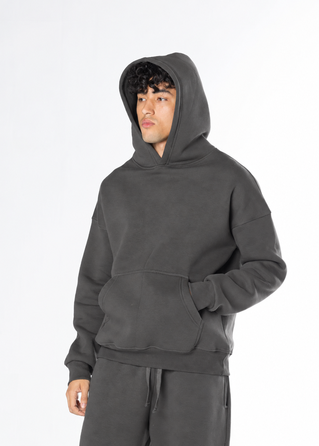 Oversized Hoodie - Dark Grey