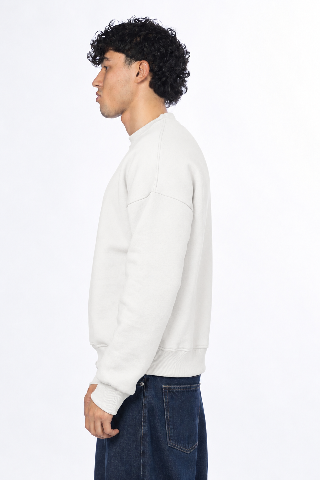 Boxy fit crewneck - White