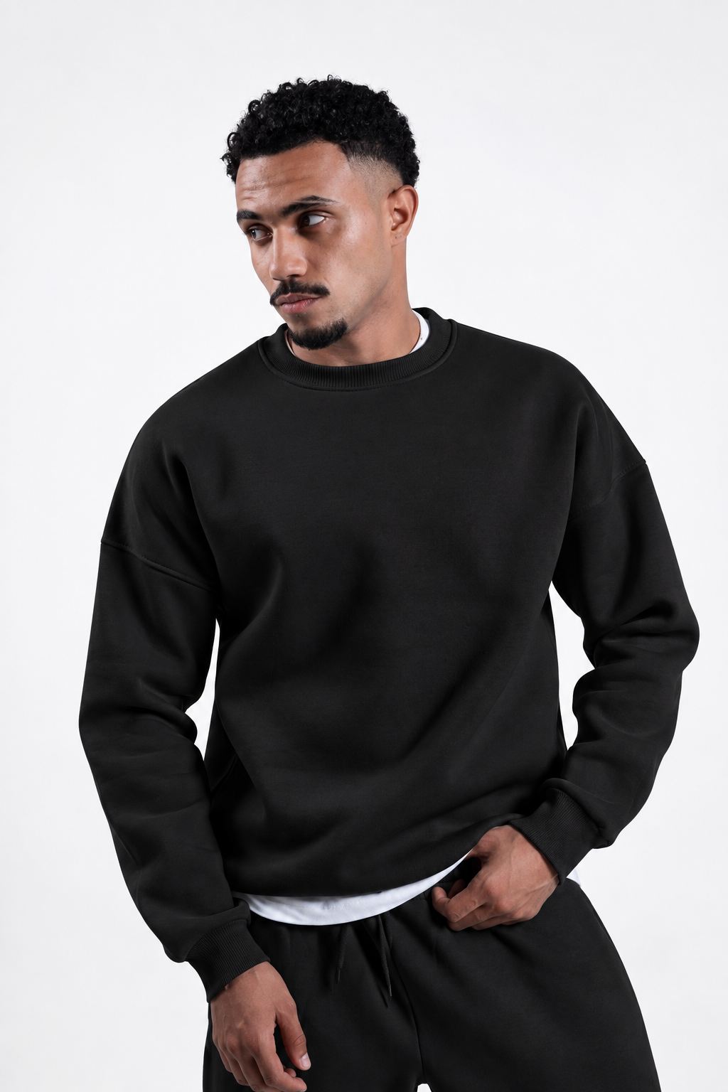 Oversized Crewneck - Black