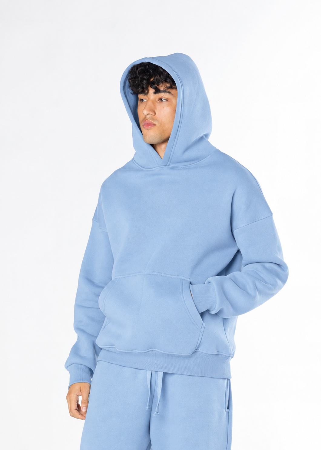 Oversized Hoodie - Baby Blue