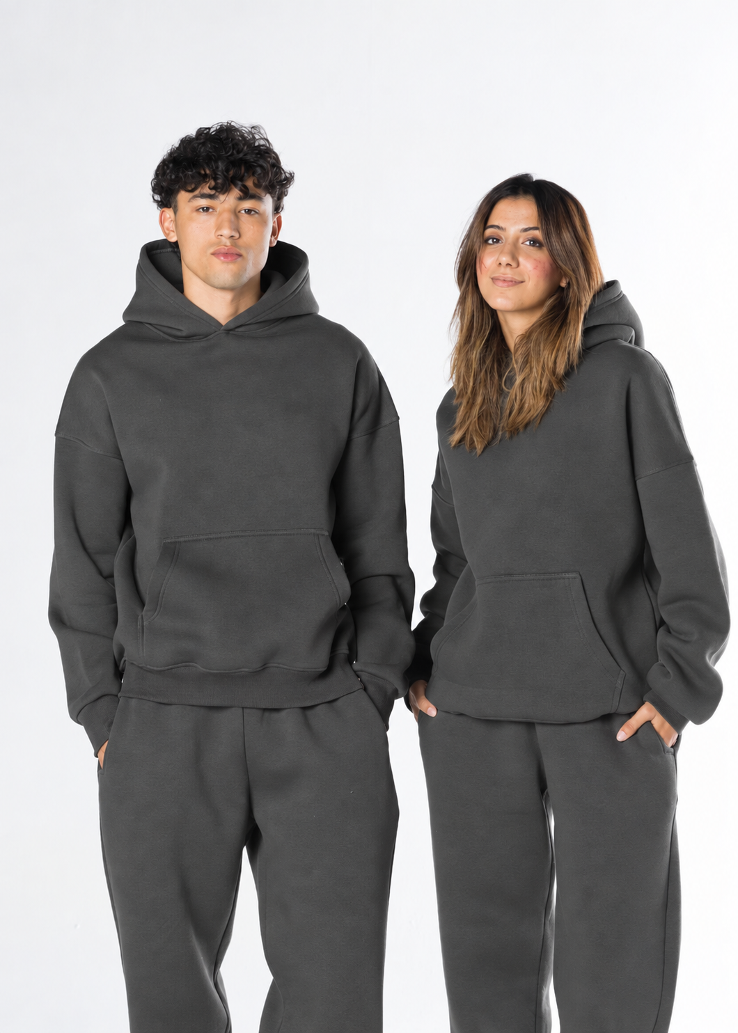Oversized Hoodie - Dark Grey