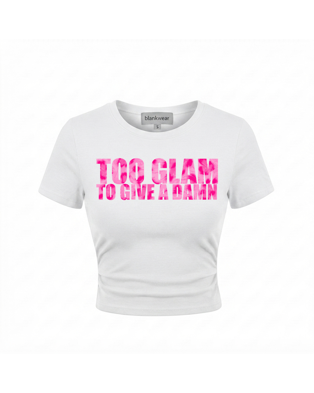 Glam baby tee - white