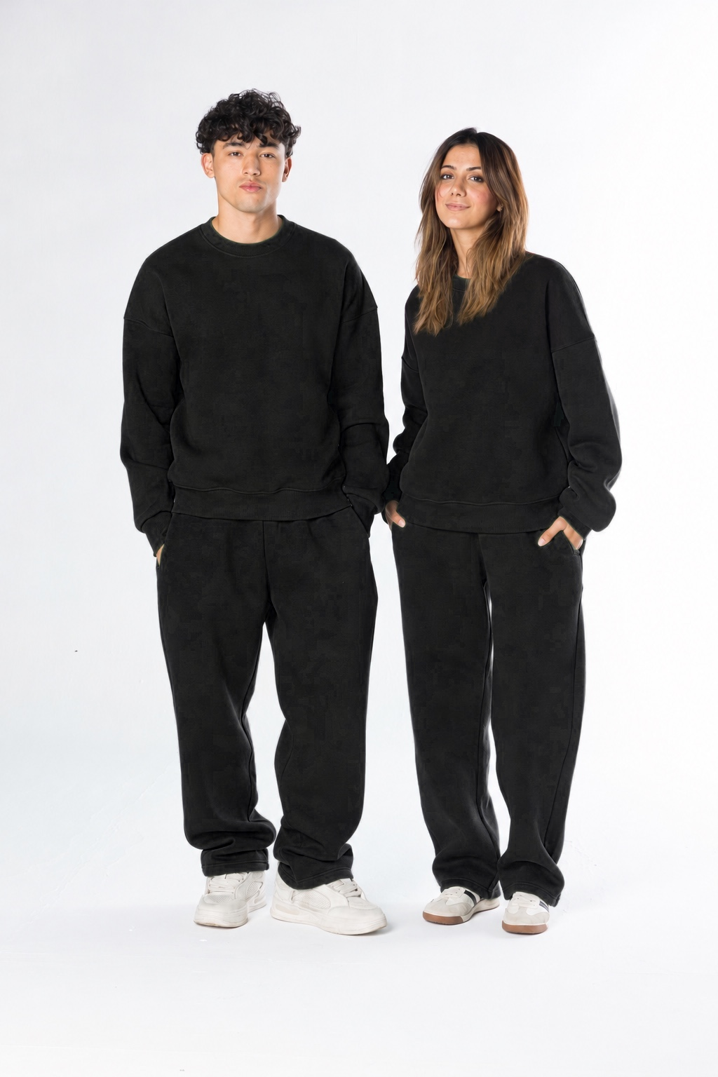 Blankwear Oversized Crewneck Set - Black - view 1