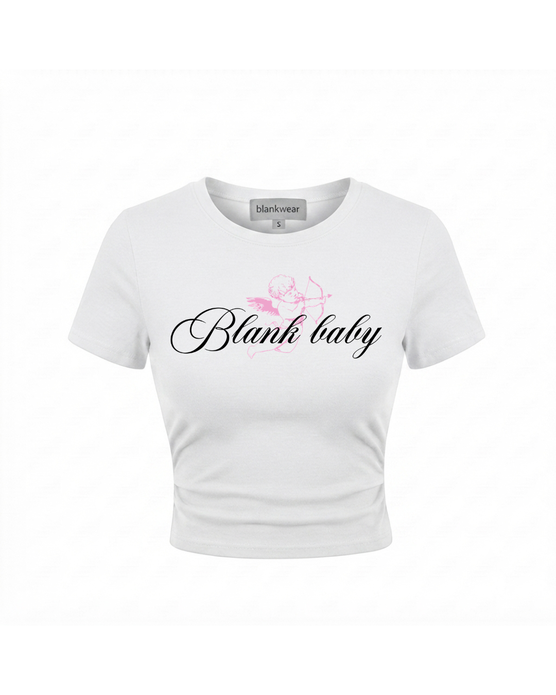 Cupid baby tee - white