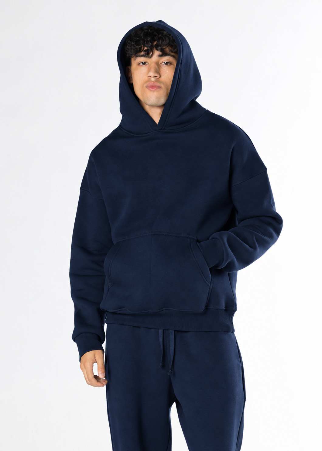 Oversized Hoodie - Navy Blue