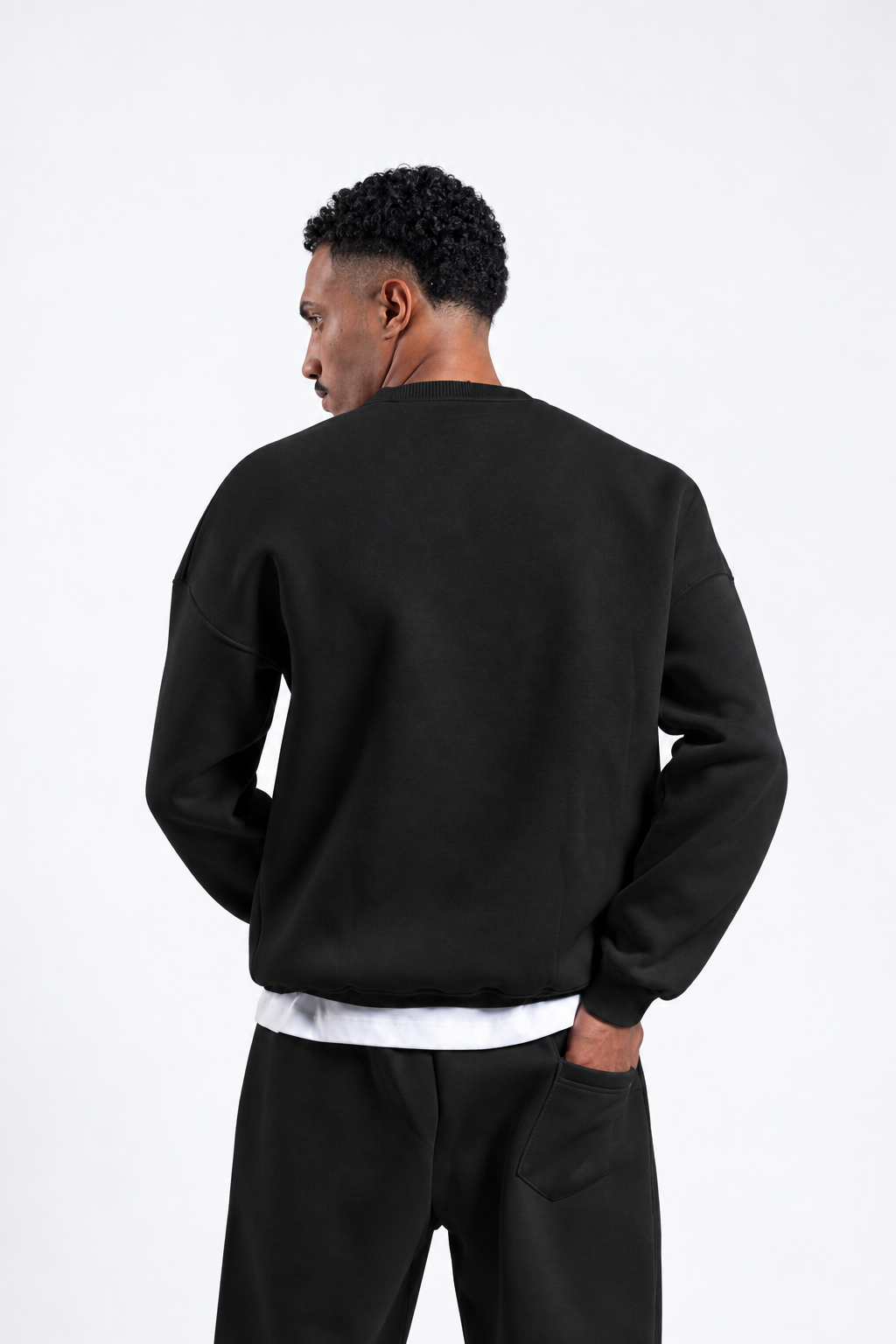 Oversized Crewneck - Black