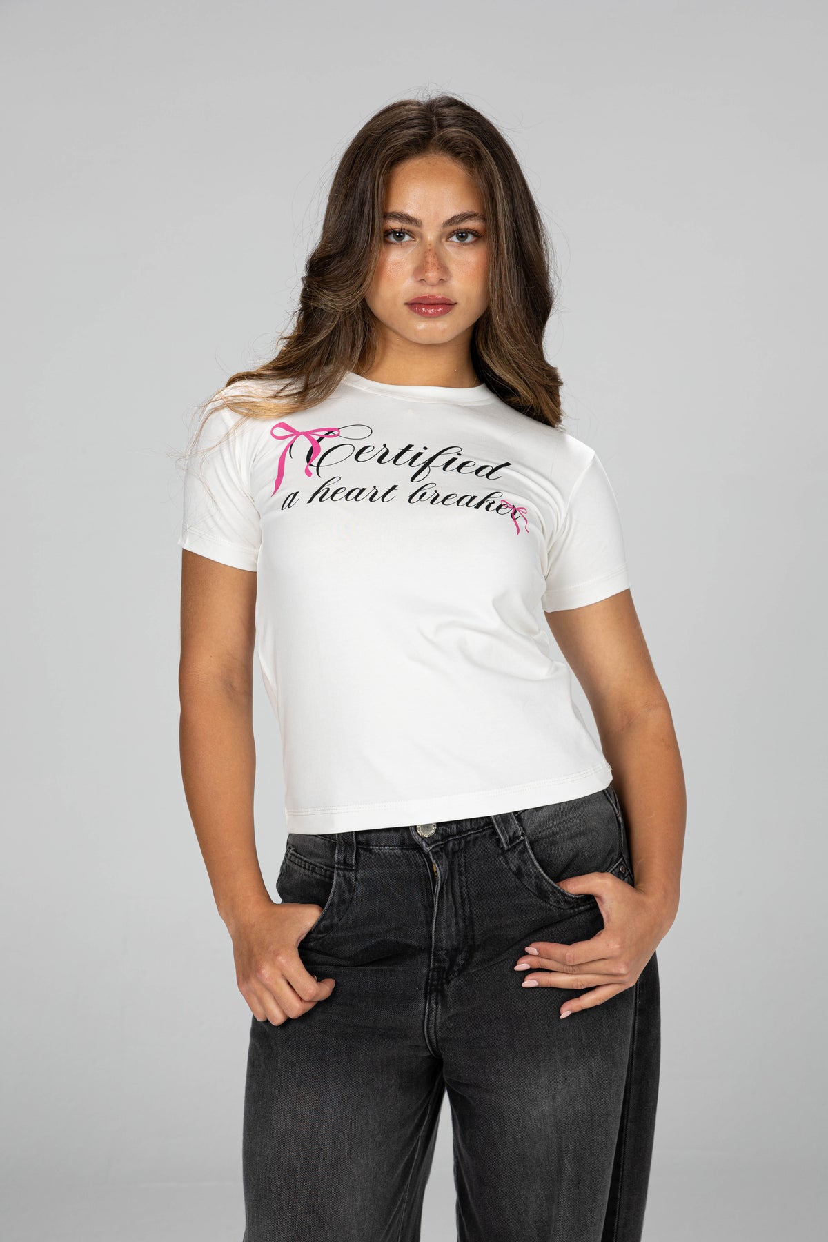 Certified baby tee - white