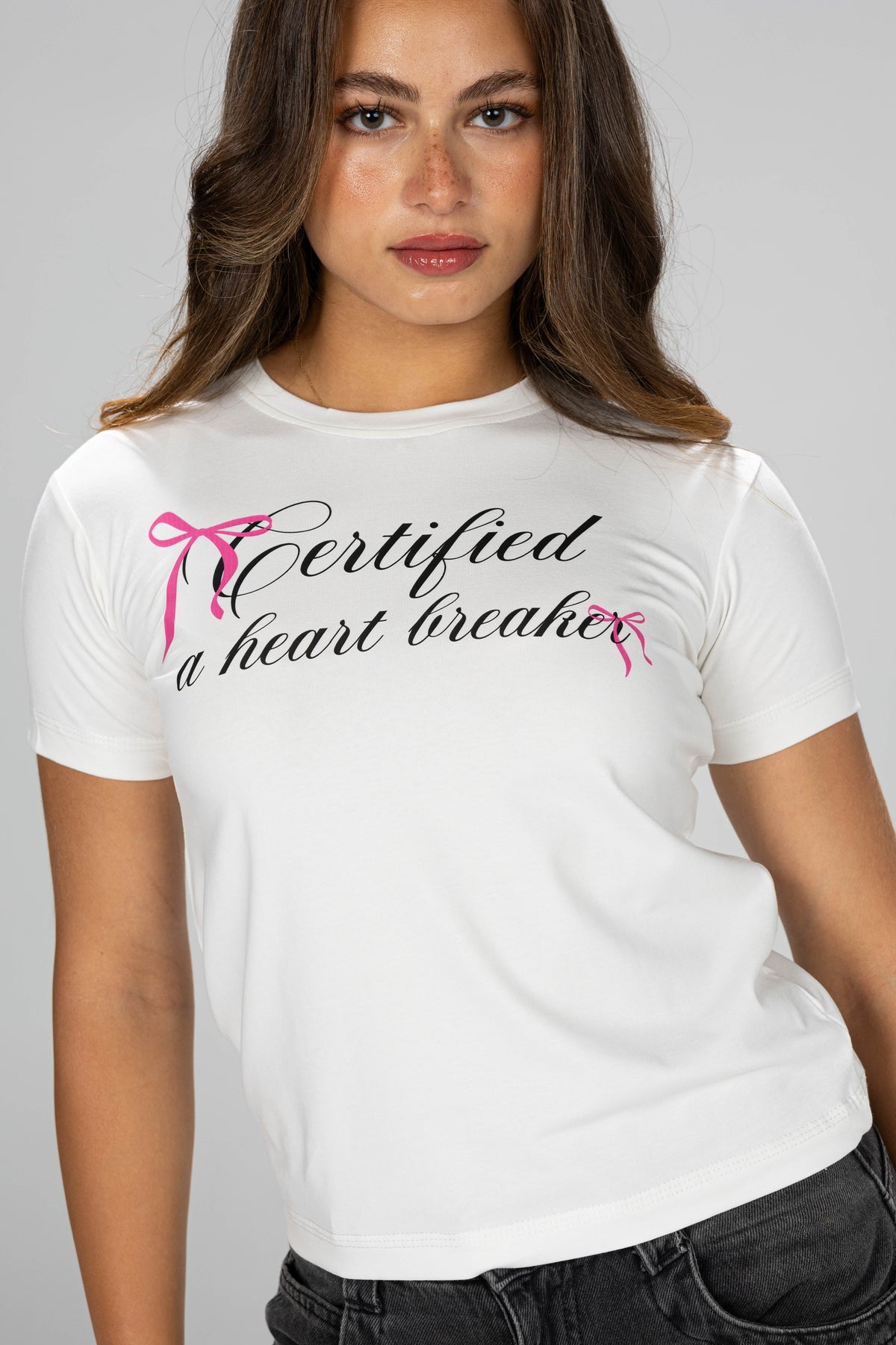 Certified baby tee - white