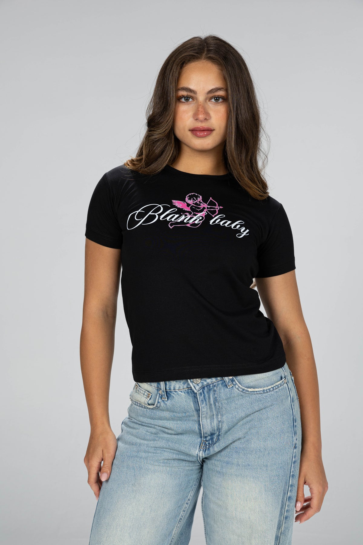 Cupid baby tee - Black