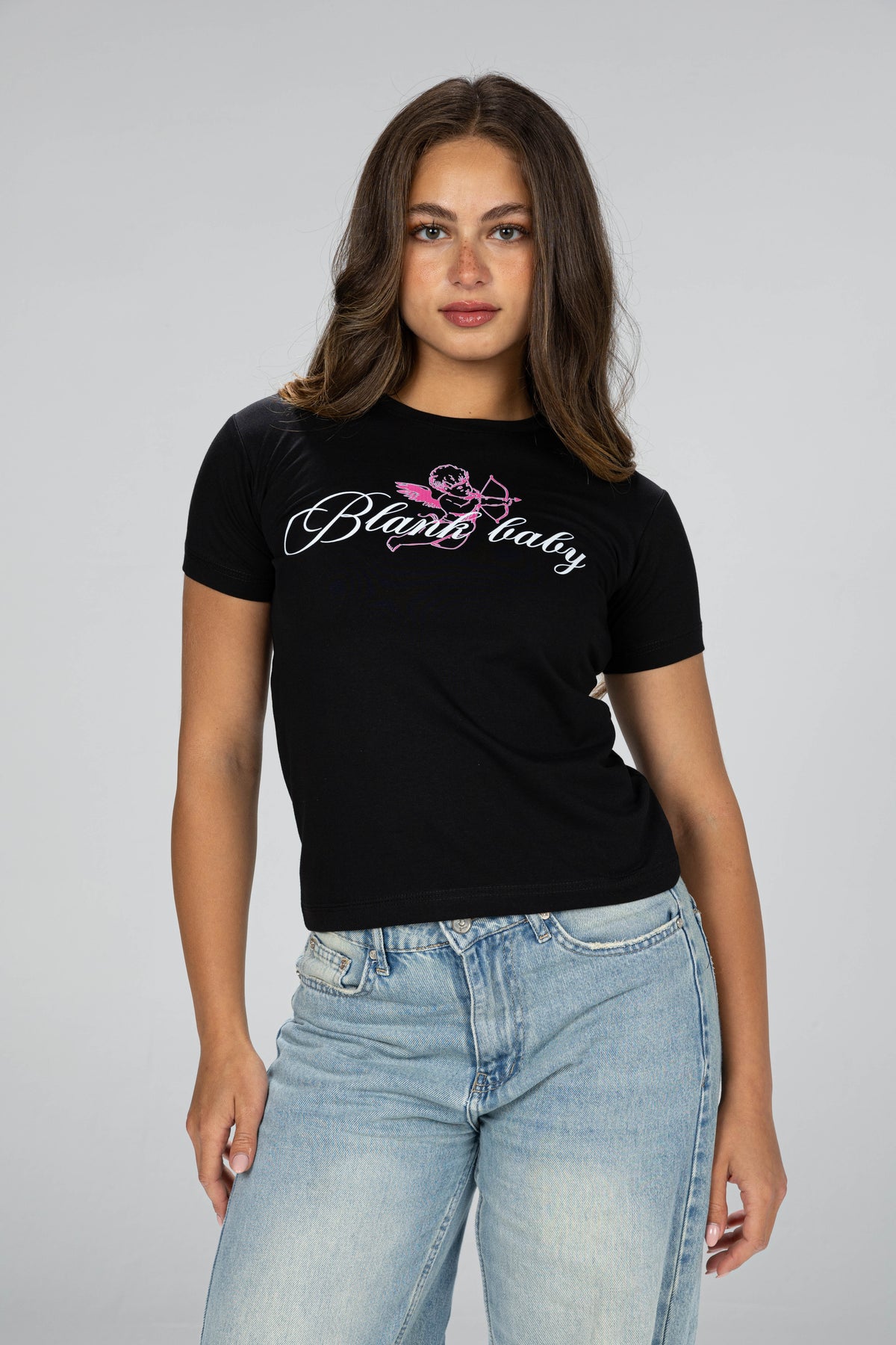 Cupid baby tee - Black