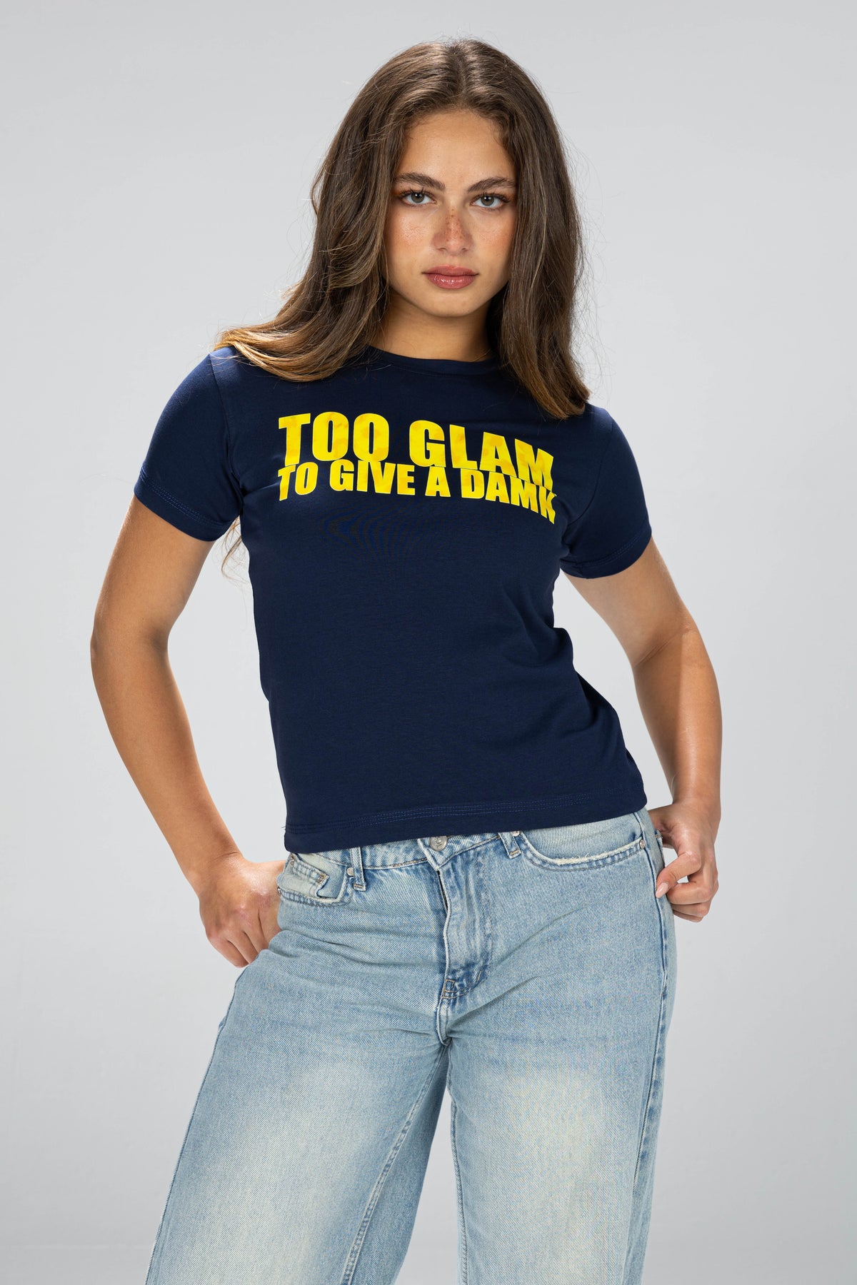 Glam baby tee - Navy blue