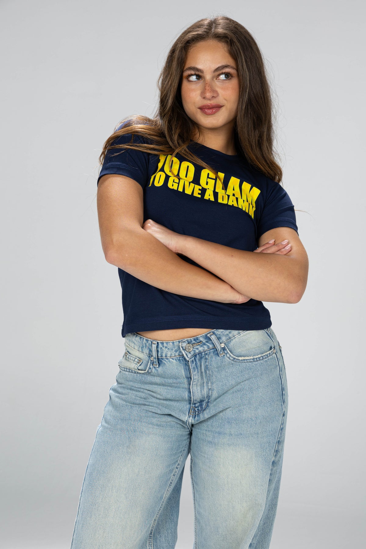 Glam baby tee - Navy blue