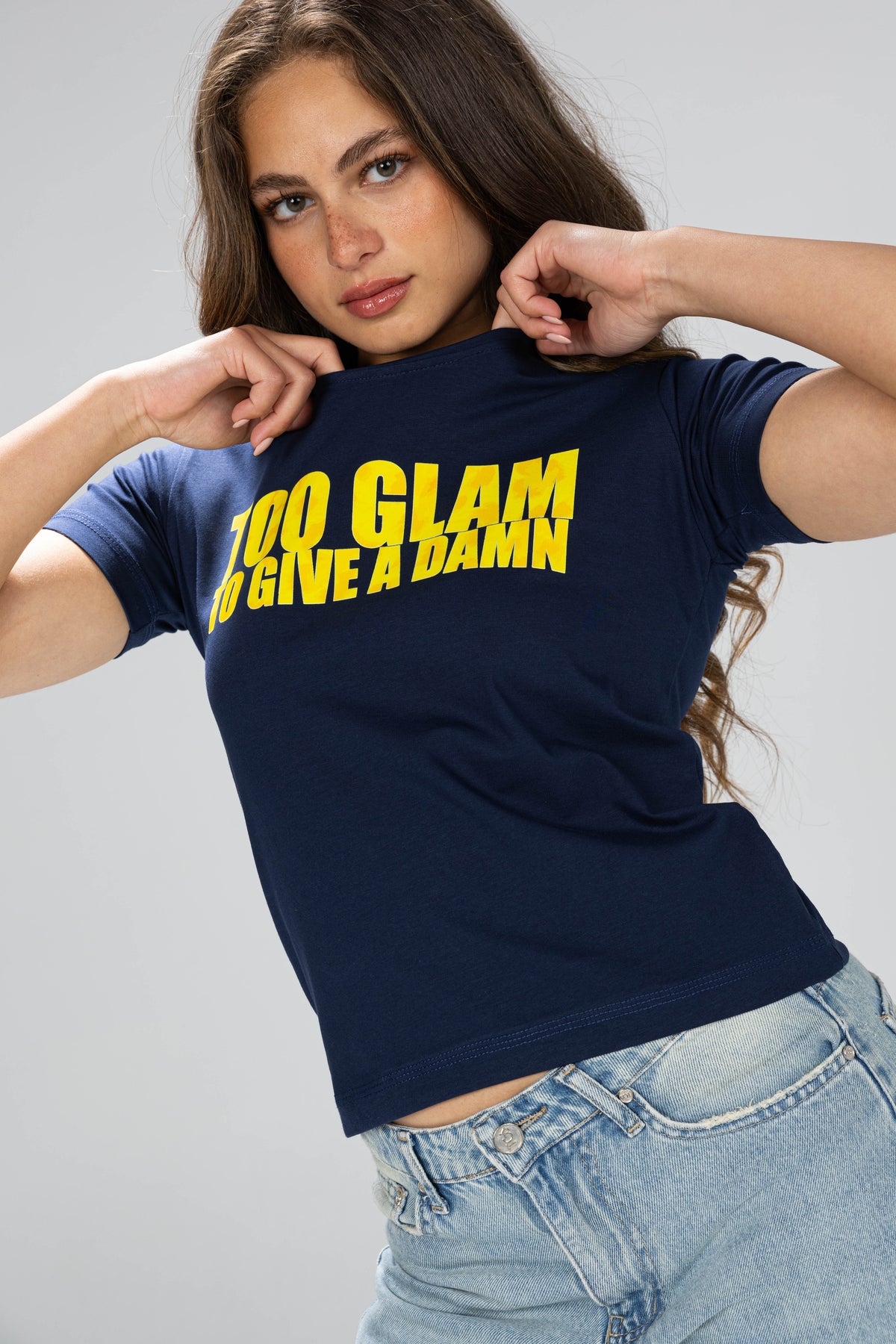 Glam baby tee - Navy blue