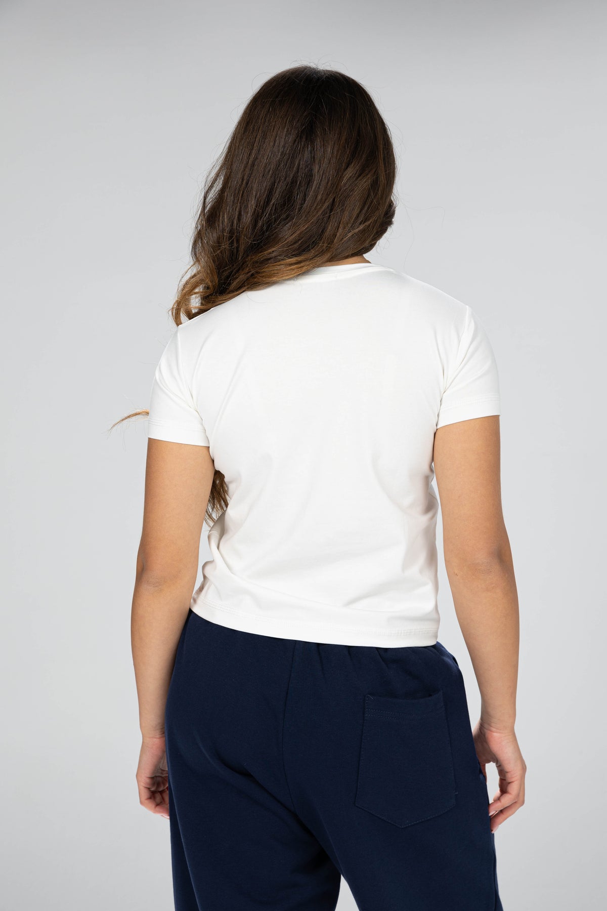 blank baby      tee - white