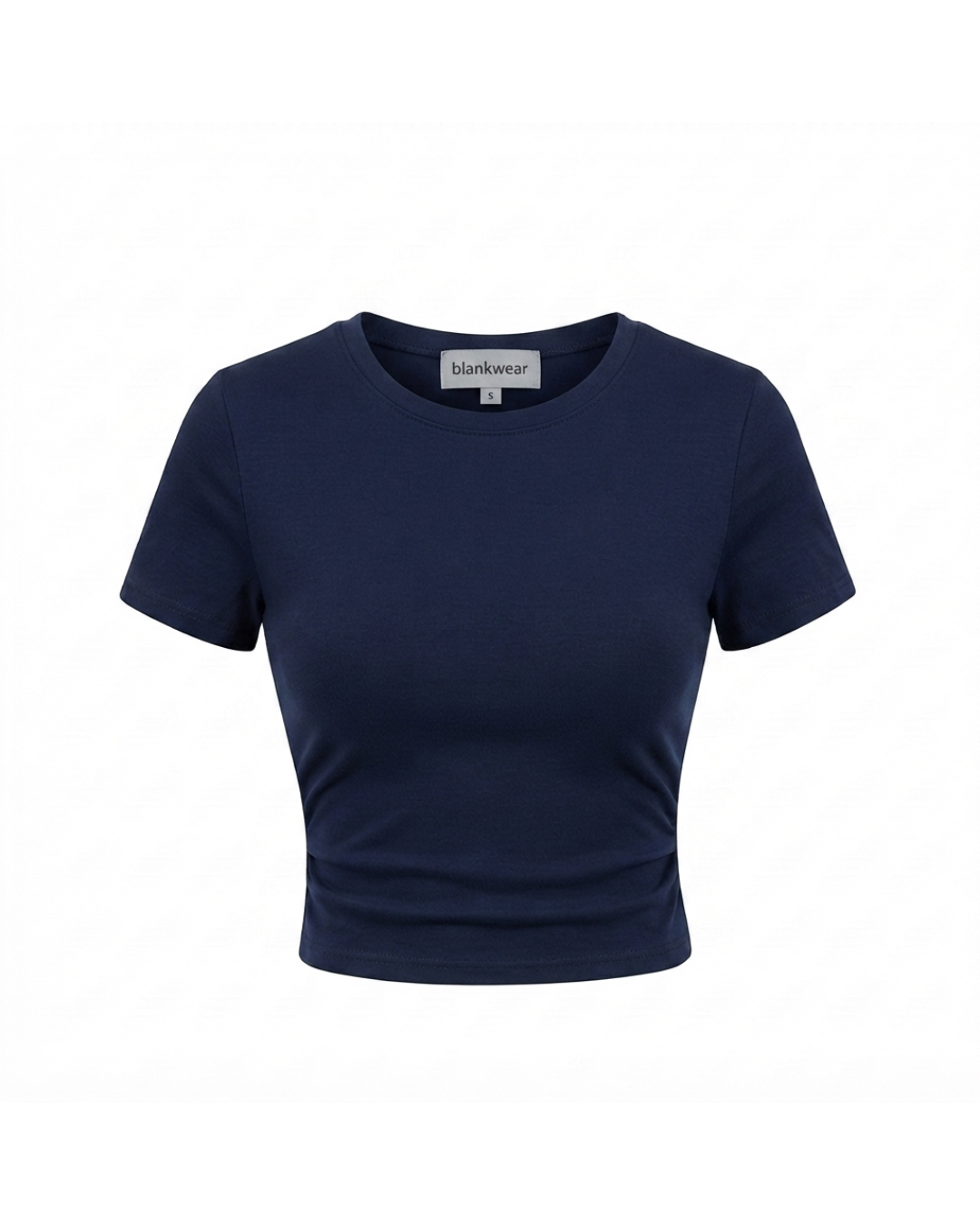 blank baby tee - Navy blue
